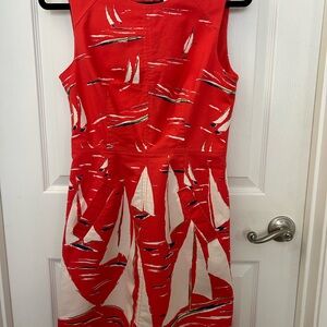 Anthropologie Maeve “Berru” Sailboat Dress – Size 6 – Nautical Print